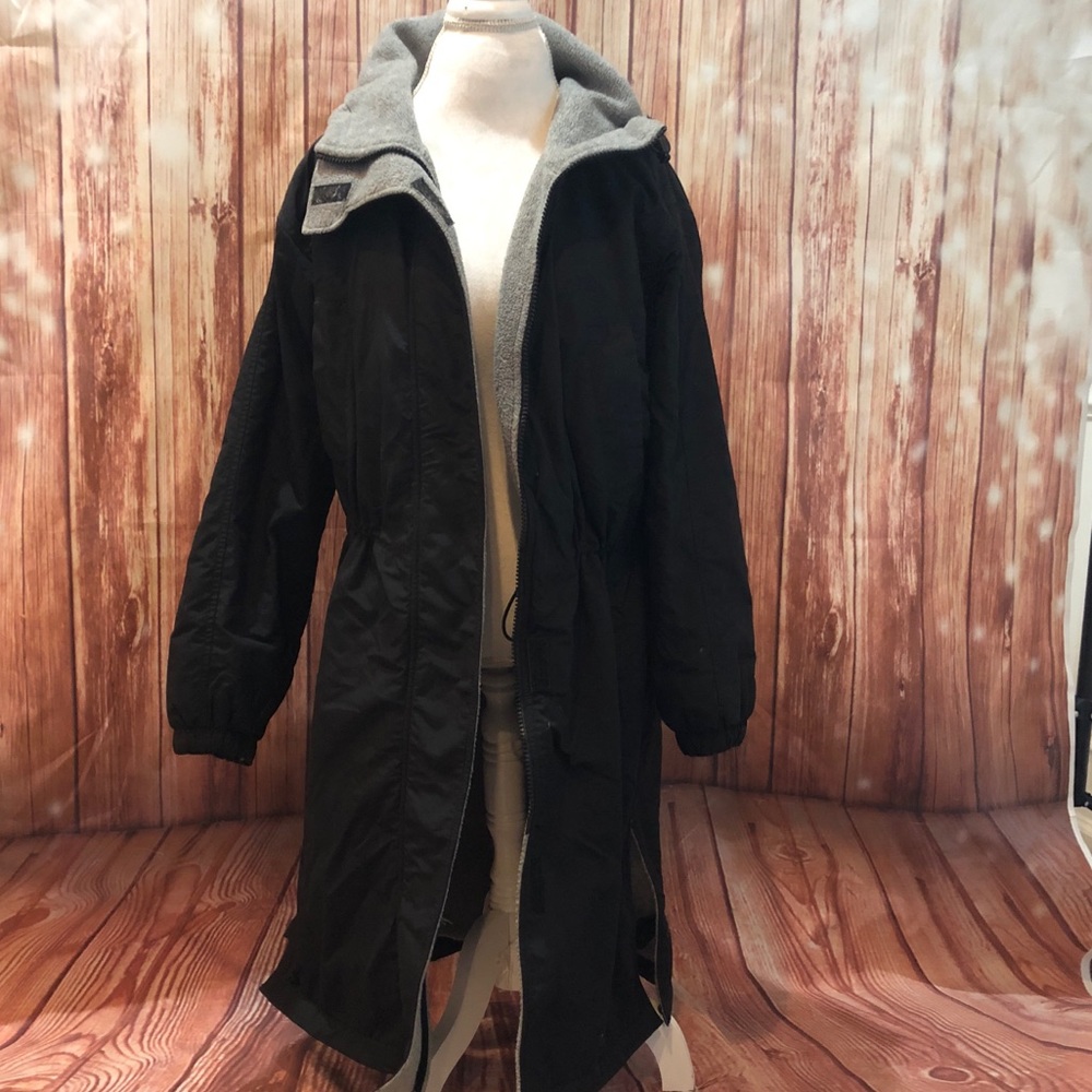 Lands End fleece polartec lined parka